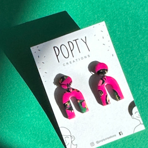 PINK BERICE SMALL LUCKY DANGLES