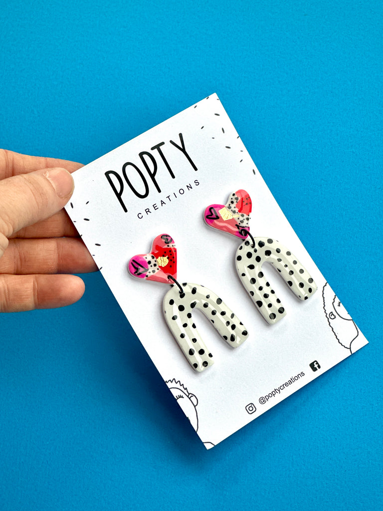 POLKA SECRET LOVERS LUCKY DANGLES