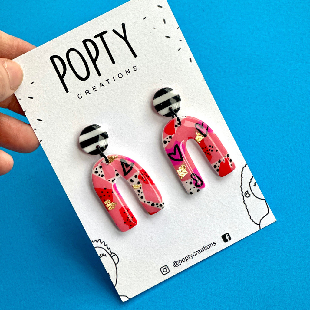 PINK SECRET LOVERS LUCKY DANGLES