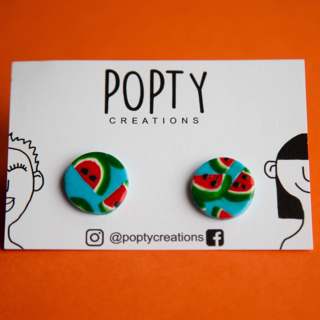 WATERMELON LARGE STUDS