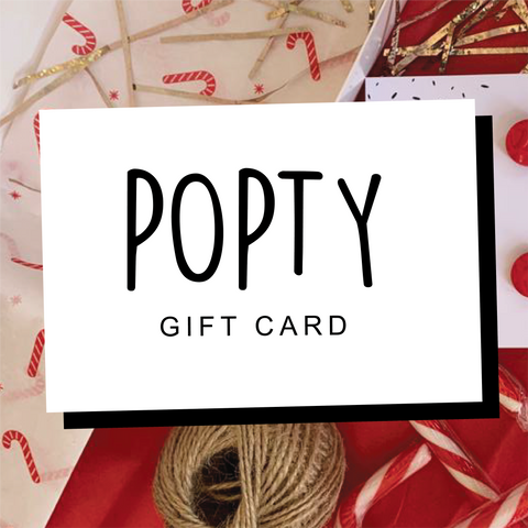 POPTY CREATIONS GIFT CARDS