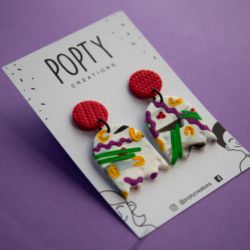 DESERT CACTUS PACMAN DANGLES